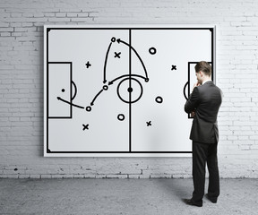 man looking on tactic