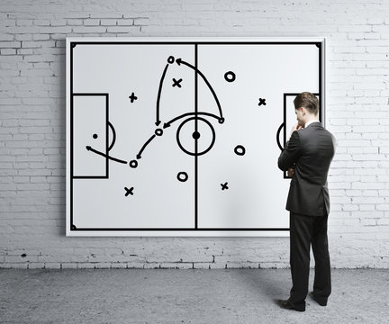 man looking on tactic