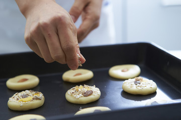 Freshly baked cookies