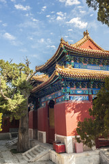 Stone-tablet pavilion at  Confucian Temple, Beijing