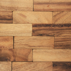 Wood blocks wall