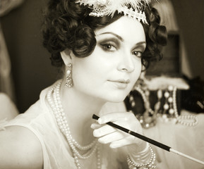 retro flapper style