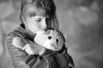 sad little girl