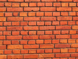red brick wall