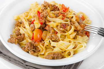 Pasta bolognese