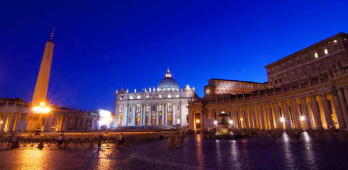 Fototapeta na wymiar Panoramiczny z Watykanu