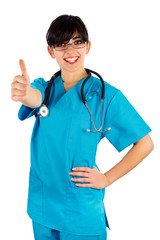 Doctor Showing Thumbsup