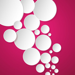 Pink сircles background