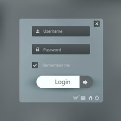 Login form page background