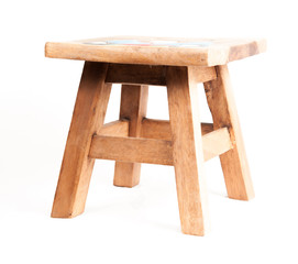 Small Stool in white background