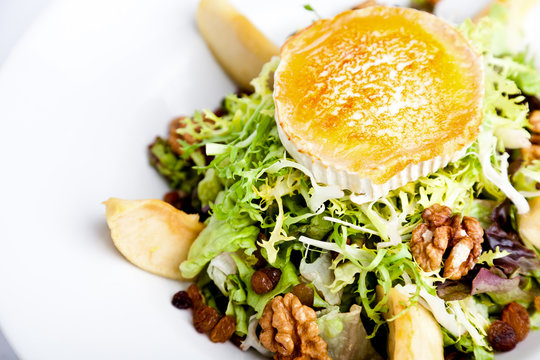 Ensalada de queso de cabra