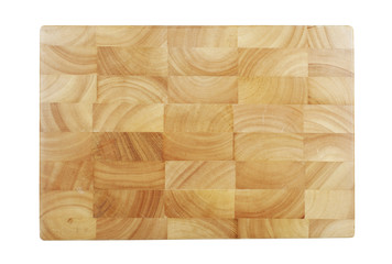 Wooden chopping board.