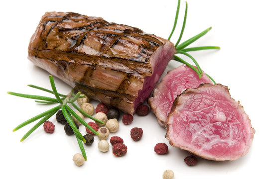 grilled beef 