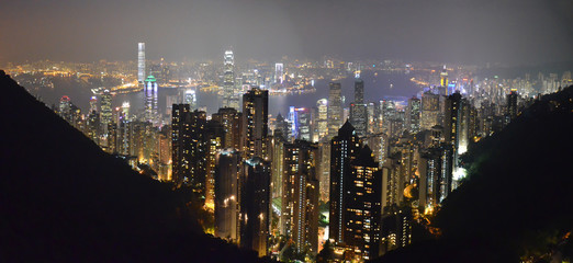 Hong Kong Peak - obrazy, fototapety, plakaty