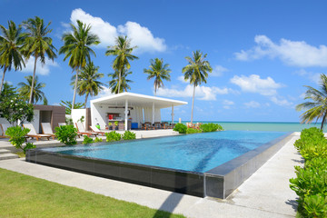 Fototapeta premium The beautiful swimming pool