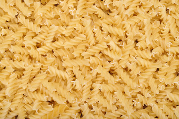 fusilli pasta background