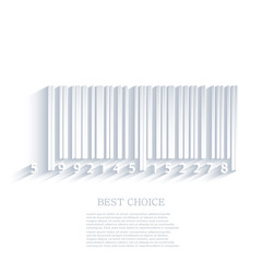 Vector bar code background. Eps10