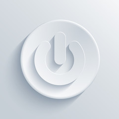 Vector light circle icon. Eps10