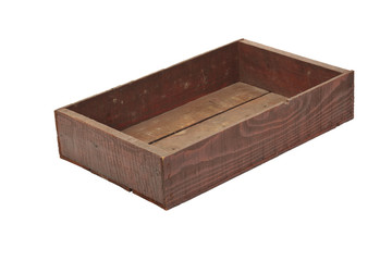 Wooden seed tray.