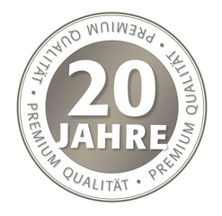 20 Jahre Premium Qualität