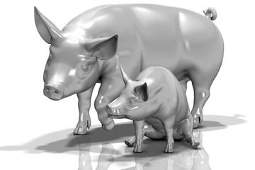 ガラスの豚 © CODINGFACT