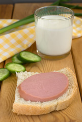 Doctoral sausage sandwich