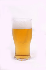 Beer Glass  on a white background