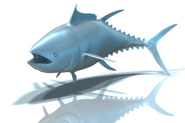 ガラスのマグロ