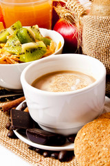 Cappuccino breakfast