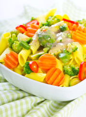Pasta with vegetables