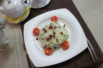 Salad with cherry tomatoes