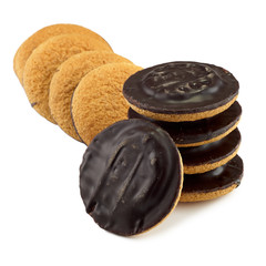 Jaffa cakes - traditional sweet cookies