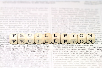 Fototapeta premium Feuilleton