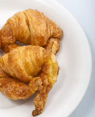 Croissant and coffee