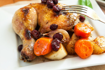 Roast chicken
