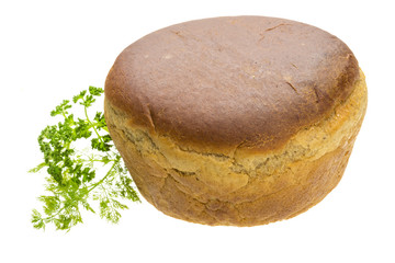 Bread with parsley and dill
