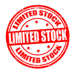 Limited stock stamp