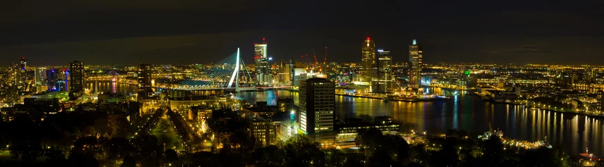 Photo sur Plexiglas Rotterdam rotterdam at night