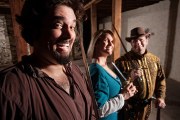Giggling Medieval Characters