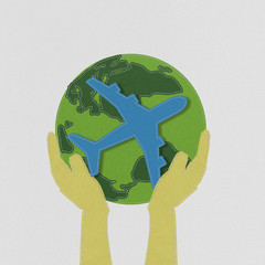 Airplane ravel with stitch style