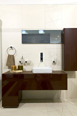 Modern bathroom interior