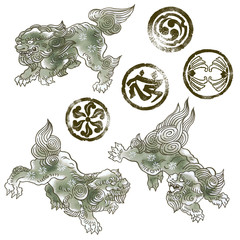 唐獅子,日本的なライオン © daicokuebisu