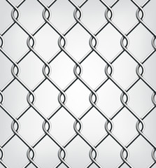Fototapeta premium Seamless Chain Fence.