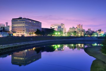 Fototapeta premium Okayama Cityscape
