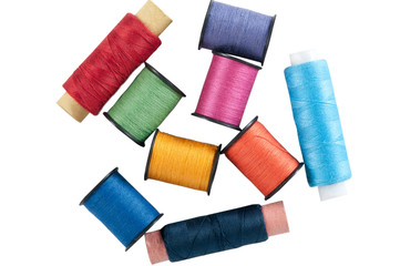 Set of color threads