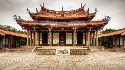 Fotobehang Bedehuis Confuciustempel van Taipei