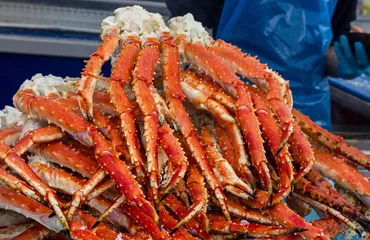 Keuken spatwand met foto Crab meat © Travel Faery