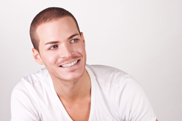 Fototapeta premium Portrait of a sportive young man