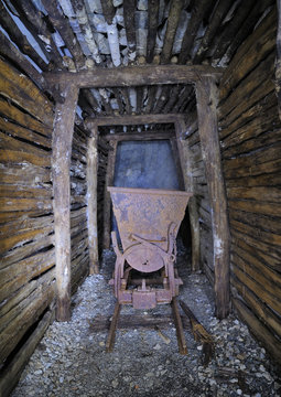 Old mine cart