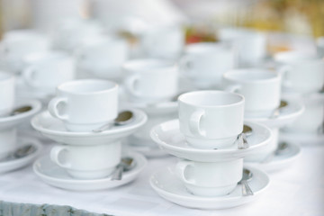Cups and saucers